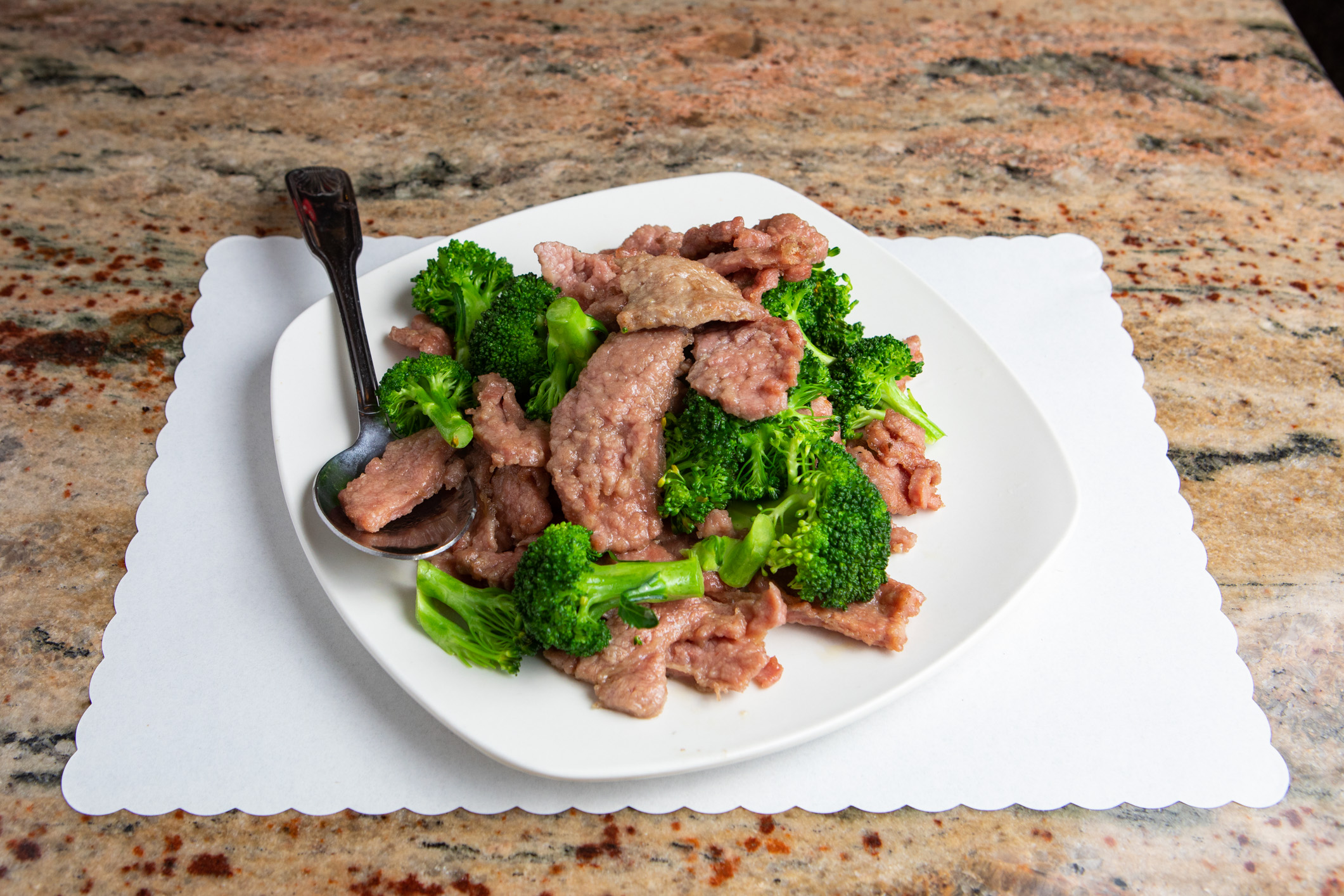 Brocoli with Beef at Tsing's Chinese Restaurant, Chinese Restaurant in San Francisco