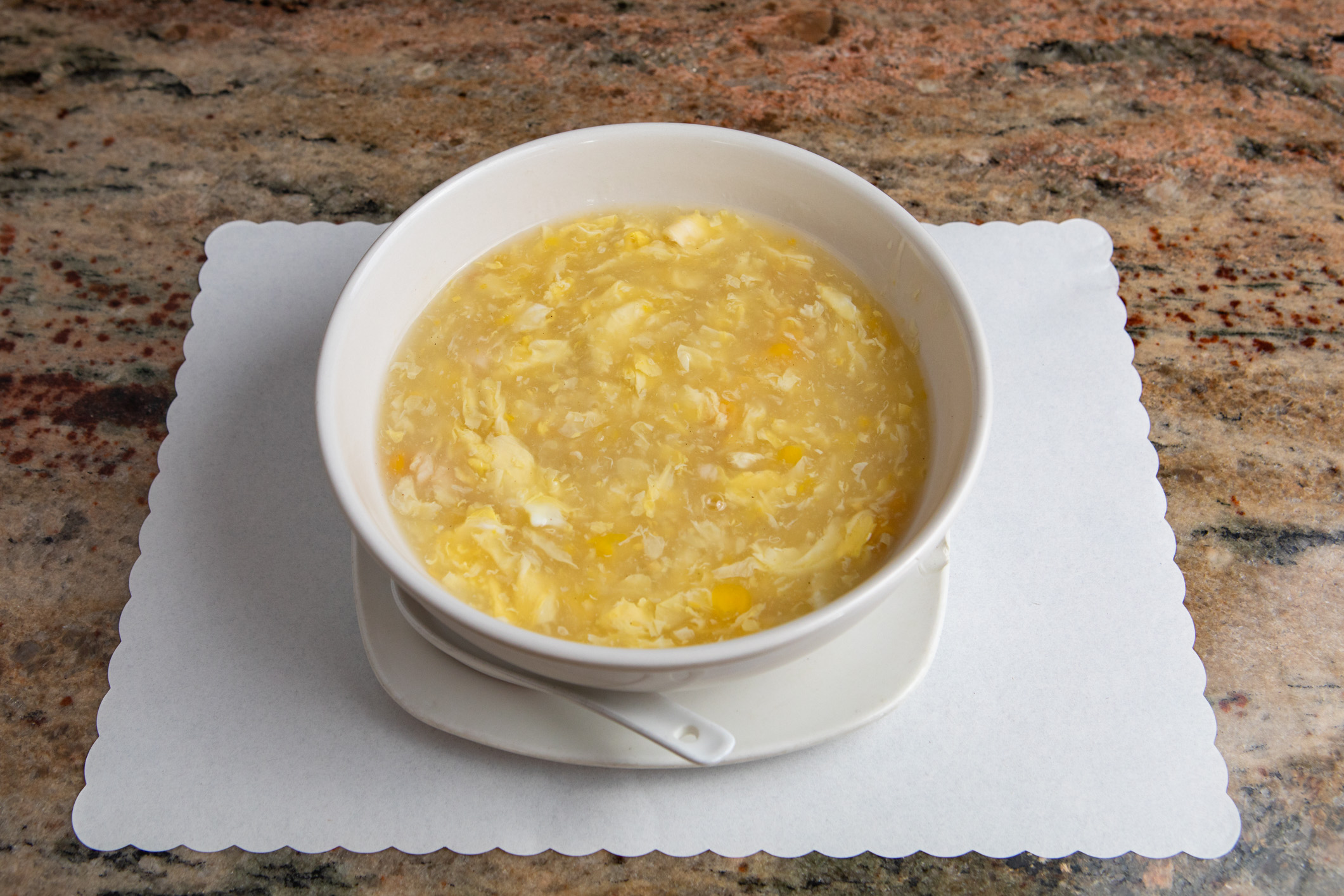 Chicken Corn Soup at Tsing's Chinese Restaurant, Chinese Restaurant in San Francisco