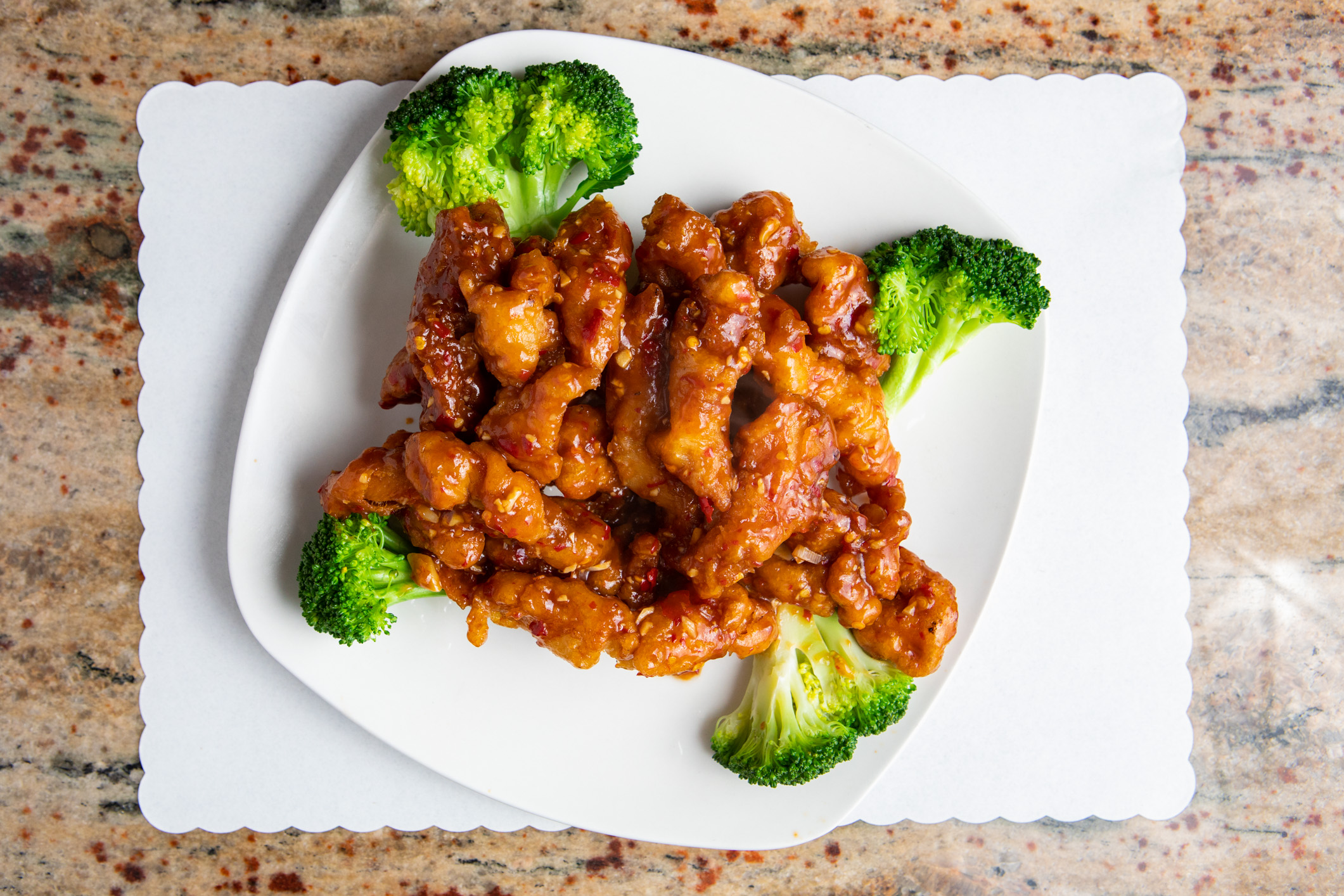 General Tso's Chicken at Tsing's Chinese Restaurant, Chinese Restaurant in San Francisco