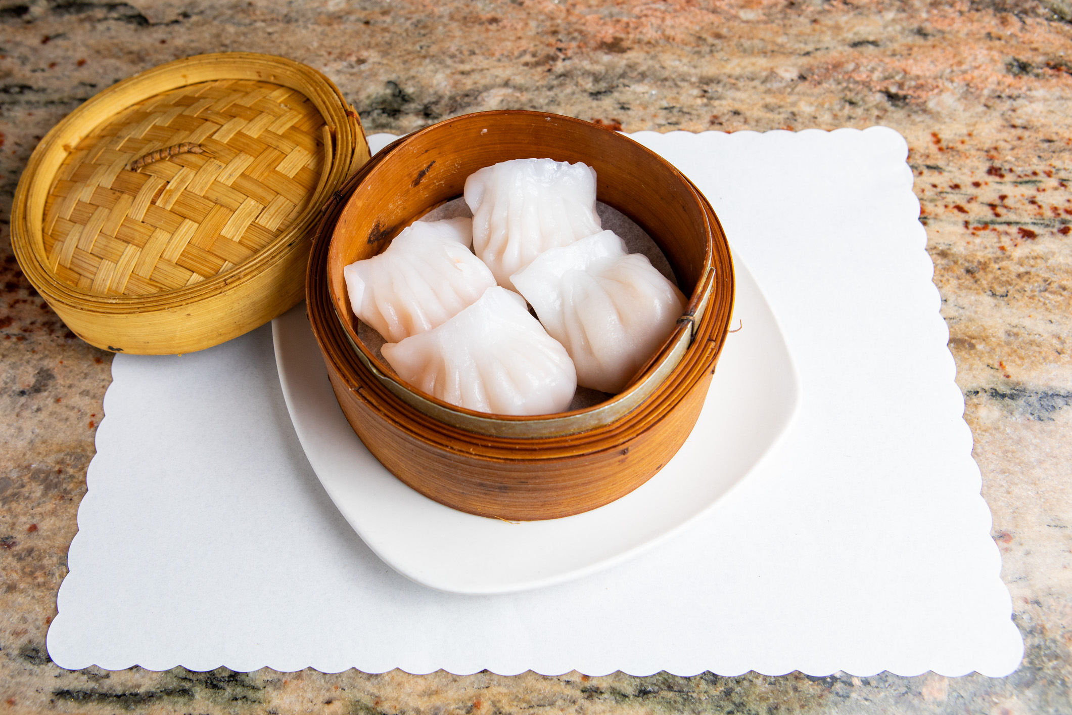 Shrimp Dumplings at Tsing's Chinese Restaurant, Chinese Restaurant in San Francisco